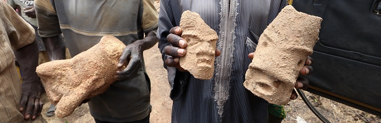 Terrakotta k%c3%b6pfe afrika